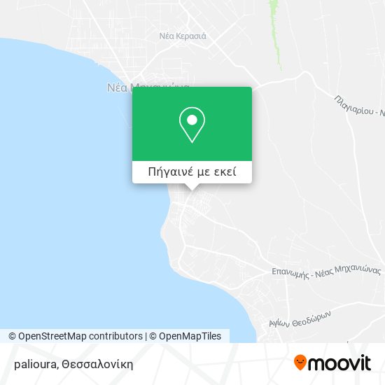 palioura χάρτης