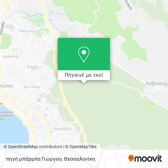 πηγή μπάρμπα Γιώργου χάρτης