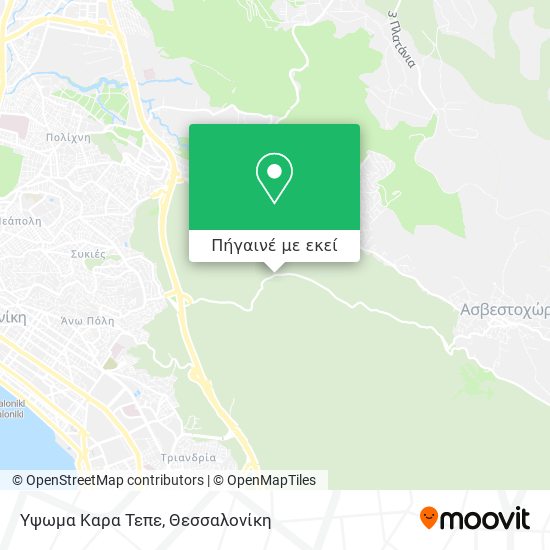 Υψωμα Καρα Τεπε χάρτης