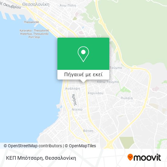 ΚΕΠ Μπότσαρη χάρτης