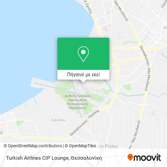 Turkish Airlines CIP Lounge χάρτης