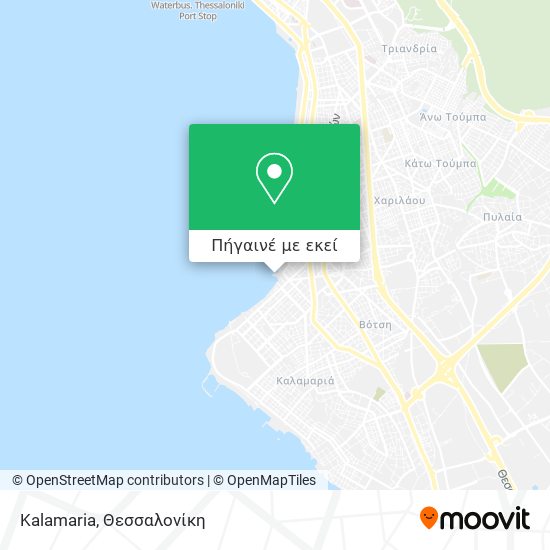 Kalamaria χάρτης