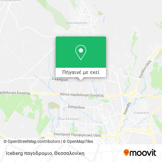 Iceberg παγοδρομιο χάρτης