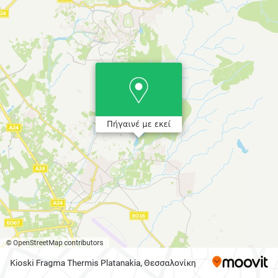 Kioski Fragma Thermis Platanakia χάρτης