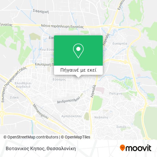 Βοτανικος Κηπος χάρτης