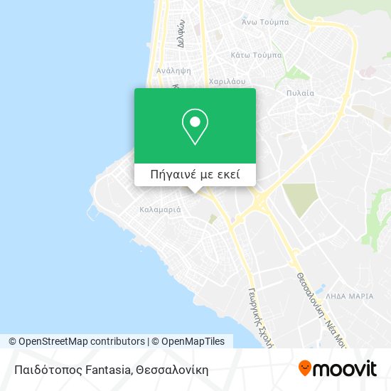 Παιδότοπος Fantasia χάρτης