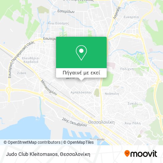 Judo Club Kleitomaxos χάρτης