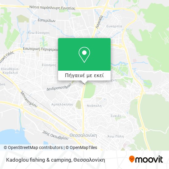 Kadoglou fishing & camping χάρτης