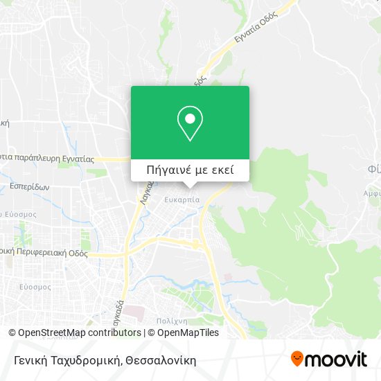Γενική Ταχυδρομική χάρτης