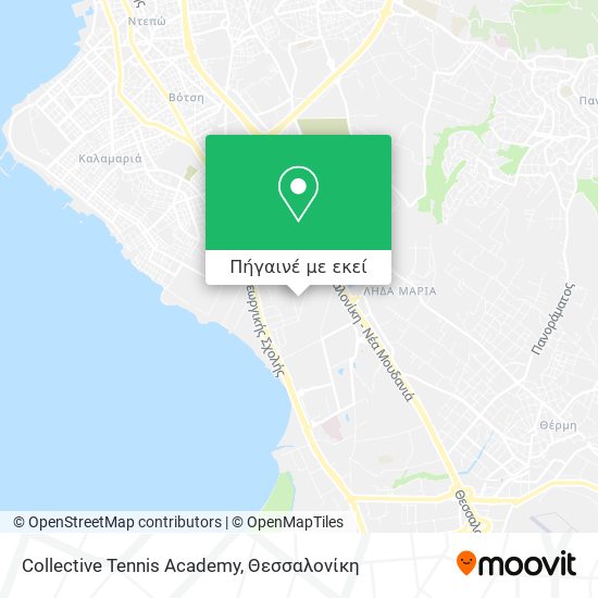 Collective Tennis Academy χάρτης