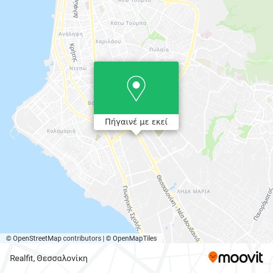 Realfit χάρτης