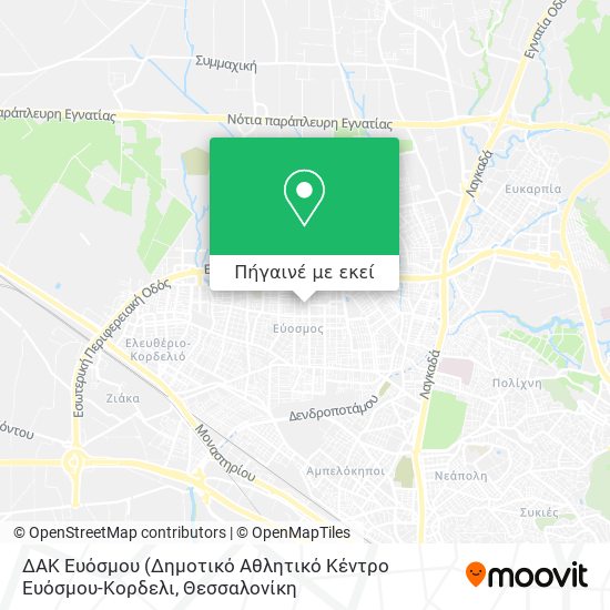 ΔΑΚ Ευόσμου χάρτης