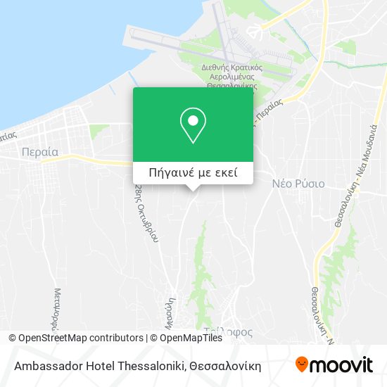 Ambassador Hotel Thessaloniki χάρτης