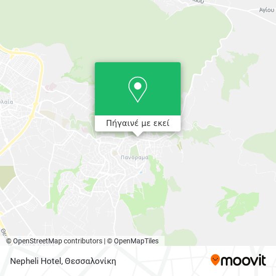 Nepheli Hotel χάρτης