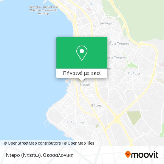 Ntepo (Ντεπώ) χάρτης