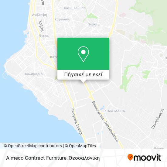 Almeco Contract Furniture χάρτης