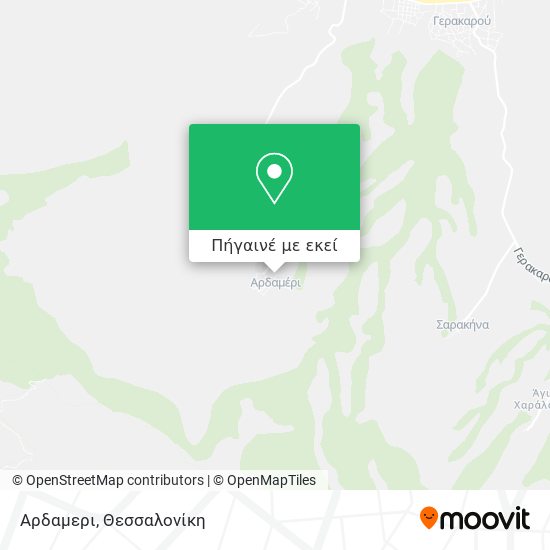 Αρδαμερι χάρτης
