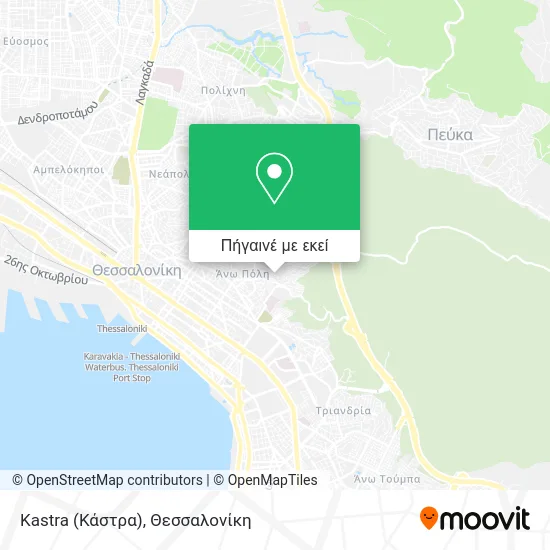 Kastra (Κάστρα) χάρτης