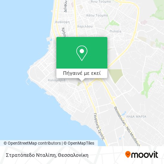 Στρατόπεδο Νταλίπη χάρτης