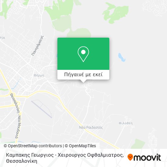 Καμπακης Γεωργιος - Χειρουργος Οφθαλμιατρος χάρτης