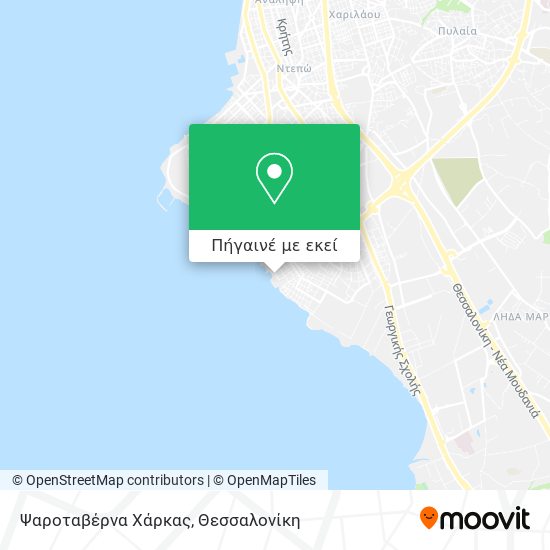 Ψαροταβέρνα Χάρκας χάρτης