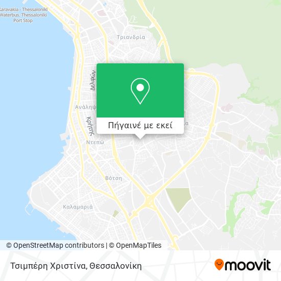 Τσιμπέρη Χριστίνα χάρτης