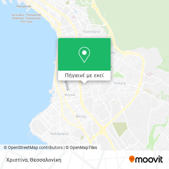 Χριστίνα χάρτης