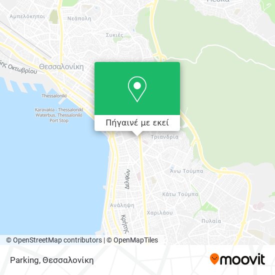 Parking χάρτης