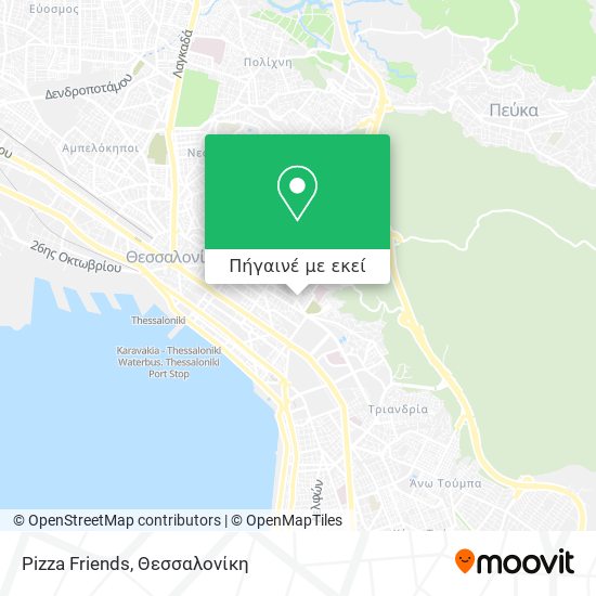 Pizza Friends χάρτης