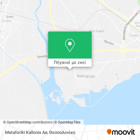Metaforiki Kallonis Ae χάρτης