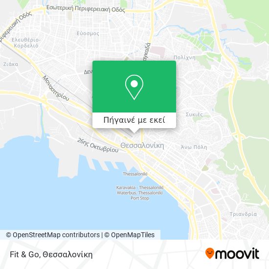 Fit & Go χάρτης