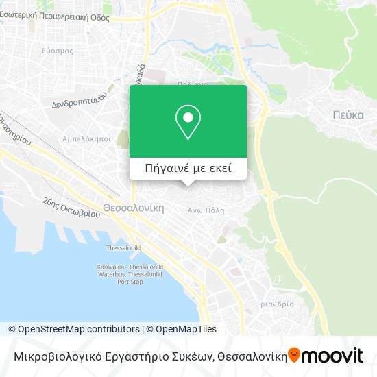 Μικροβιολογικό Εργαστήριο Συκέων χάρτης