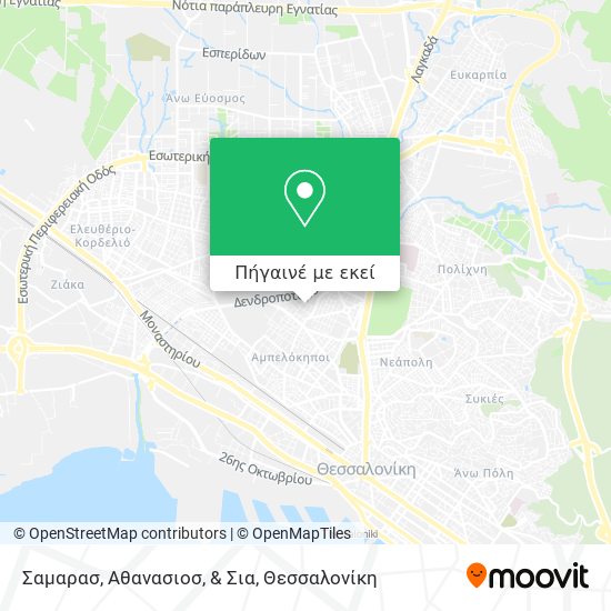 Σαμαρασ, Αθανασιοσ, & Σια χάρτης