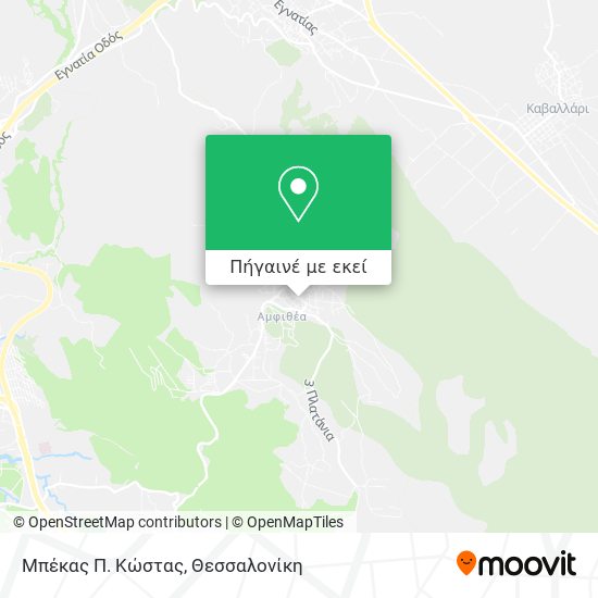 Μπέκας Π. Κώστας χάρτης