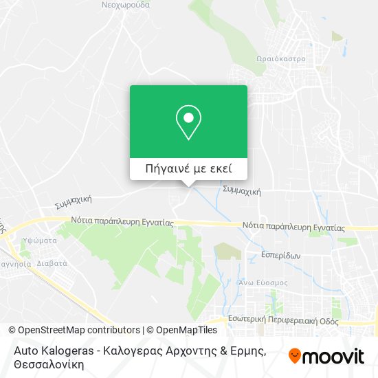 Auto Kalogeras - Καλογερας Αρχοντης & Ερμης χάρτης