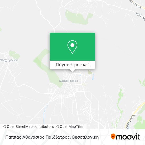 Παππάς Αθανάσιος Παιδίατρος χάρτης