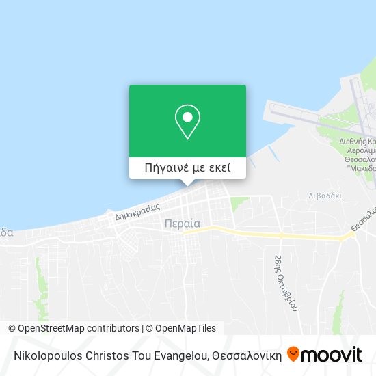 Nikolopoulos Christos Tou Evangelou χάρτης