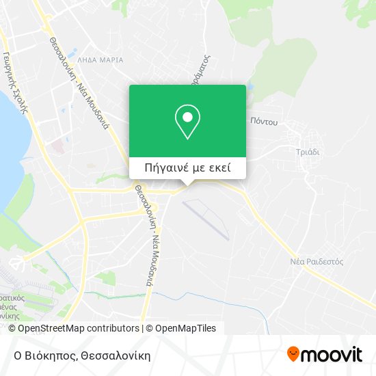 Ο Βιόκηπος χάρτης