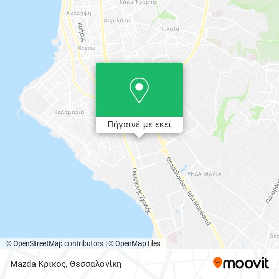 Mazda Κρικος χάρτης