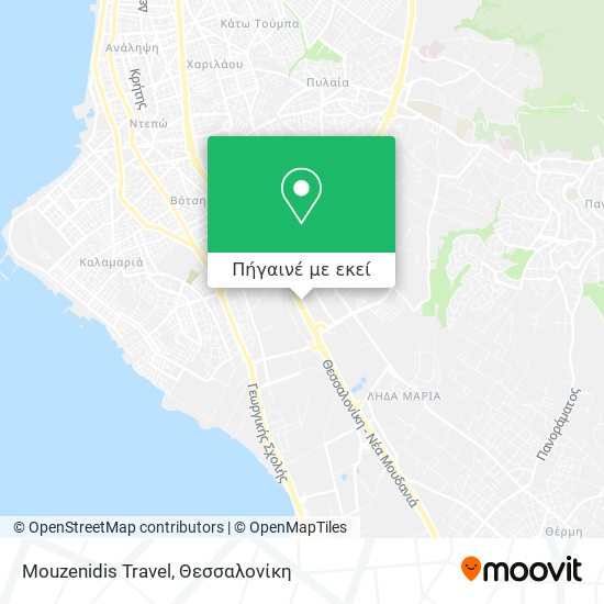Mouzenidis Travel χάρτης