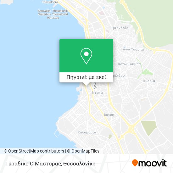 Γυραδικο Ο Μαστορας χάρτης