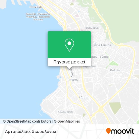 Αρτοπωλείο χάρτης