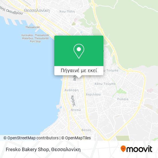 Fresko Bakery Shop χάρτης