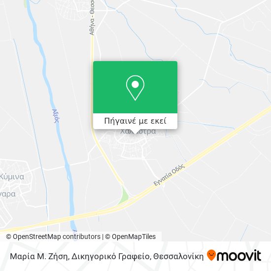 Μαρία Μ. Ζήση, Δικηγορικό Γραφείο χάρτης