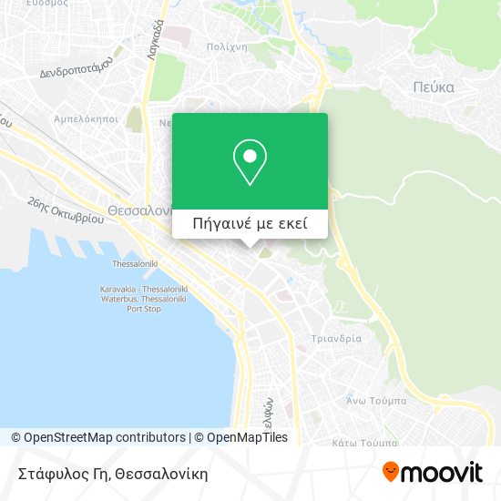 Στάφυλος Γη χάρτης