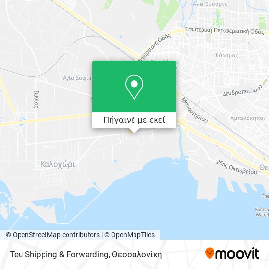 Teu Shipping & Forwarding χάρτης