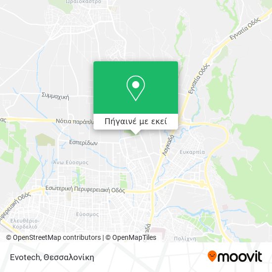 Evotech χάρτης