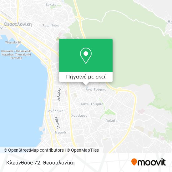 Κλεάνθους 72 χάρτης