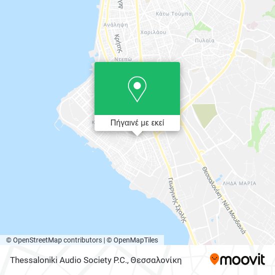 Thessaloniki Audio Society P.C. χάρτης