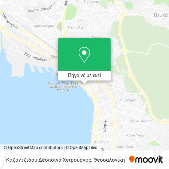 Καζαντζίδου Δέσποινα Χειρούργος χάρτης